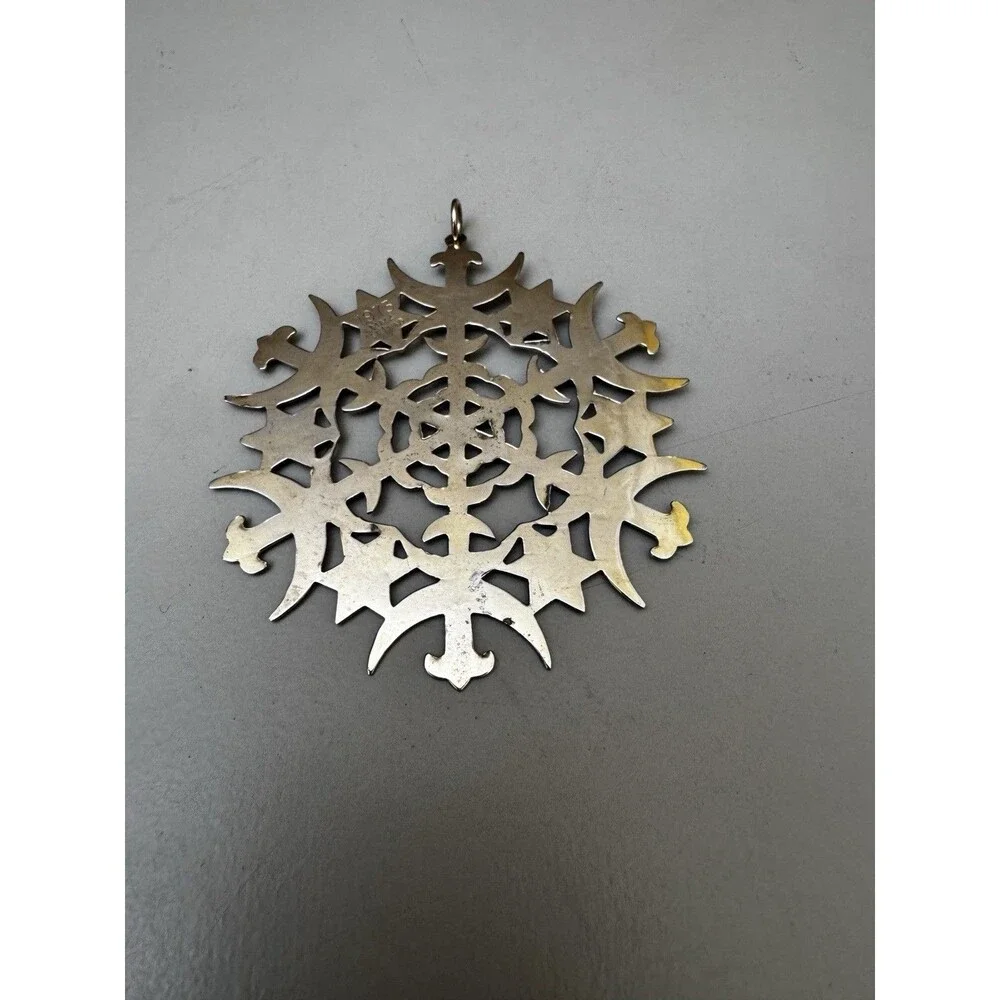 Rare Genuine 1973 MMA Sterling Christmas Ornament Metropolitan Museum of Art